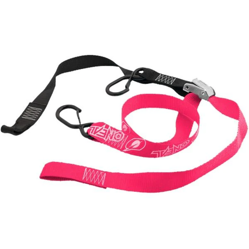 Oneal Deluxe Tie Downs - Black/Pink 