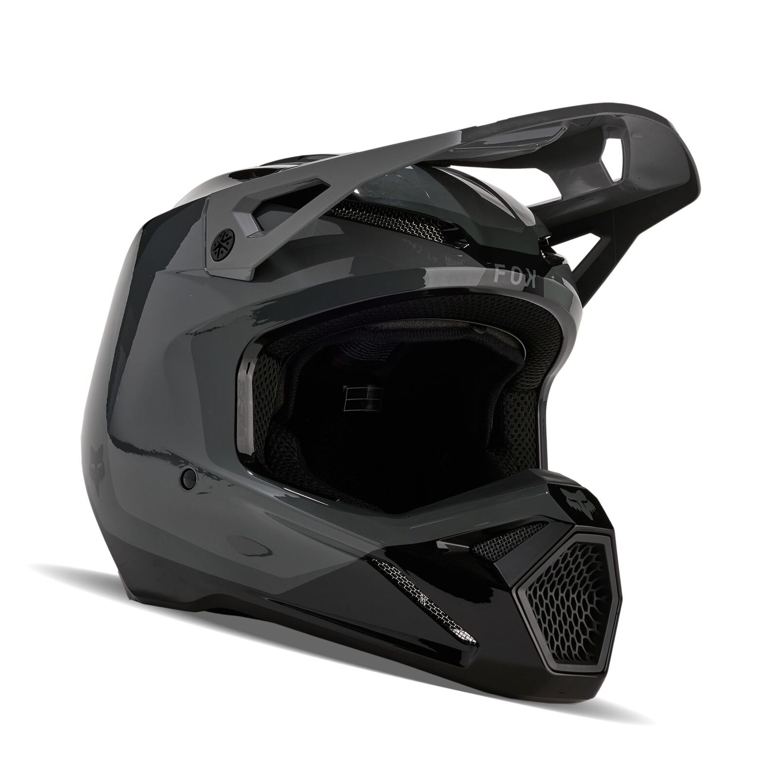 Fox 2024 V1 Nitro Helmet - Dark Shadow
