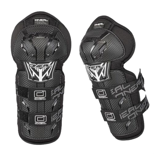ONeal Pro III Youth Carbon Look Knee Guards - Black
