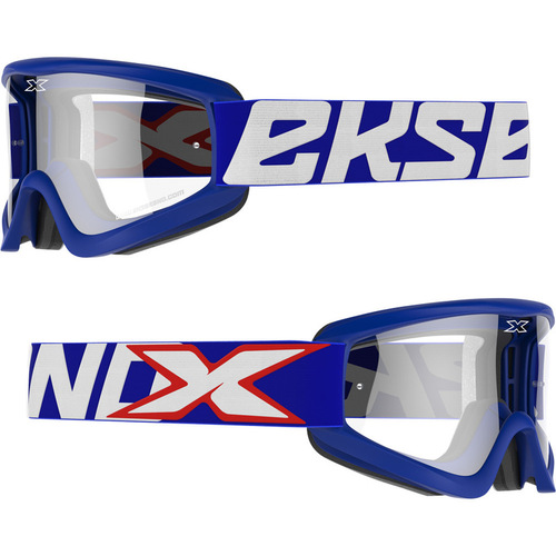 EKS Brand GOX Flat-Out Clear Goggles