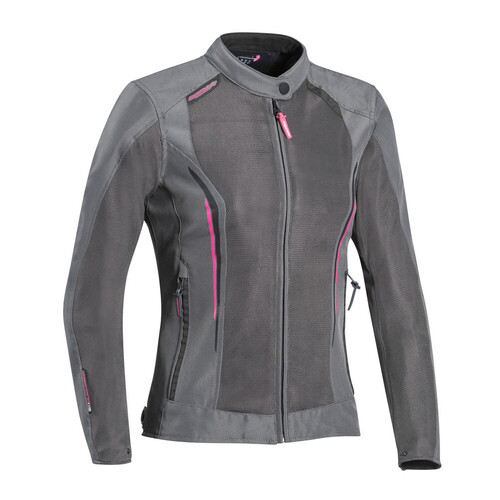 Ixon Cool Air Womens Textile Jacket - Grey/Pink