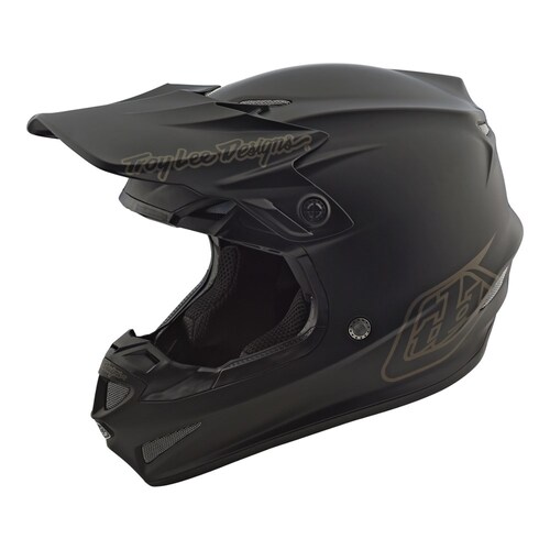 Troy Lee Designs 2022 SE4 Poly Helmet - Mono Black