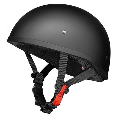 M2R Rebel Shorty Matte Black Helmet w/Quick Release