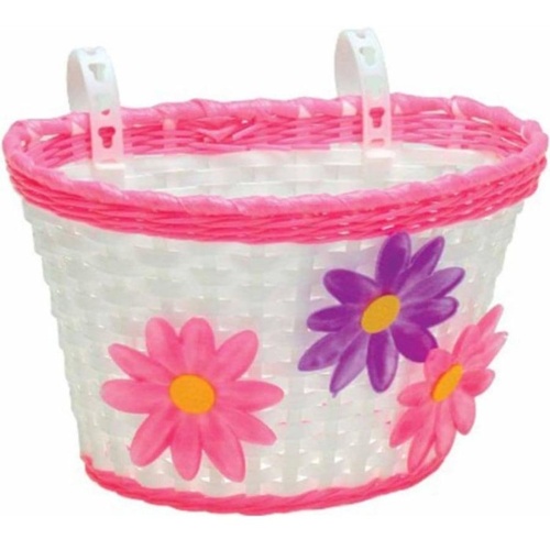 Tour Series Kids Front Basket w/ Large Flowers 