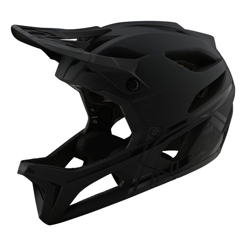 Troy Lee Designs 22S Stage AS MIPS Helmet - Stealth Midnight 