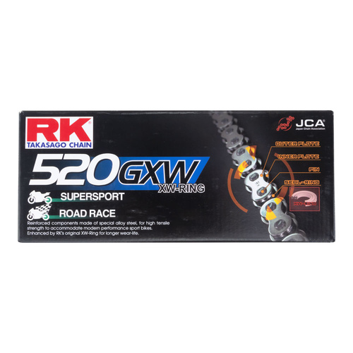RK Chain 520GXW - Natural 120 Link