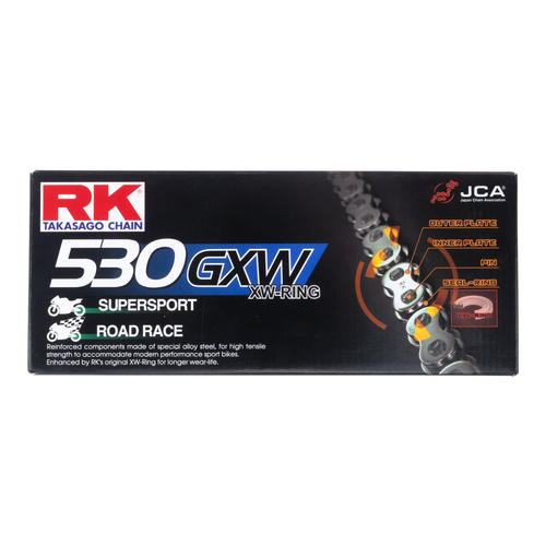 RK Chain 530GXW - Natural 120 Link