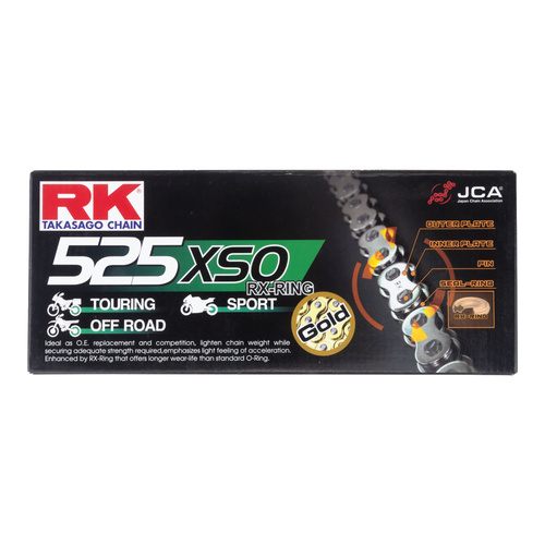 RK Chain GB525XSO - 120 Link - Gold