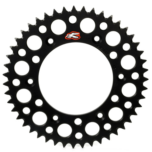 Renthal Suzuki Ultralight Grooved 48T Rear Sprocket Black (520 Pitch)