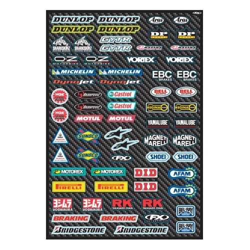 Sponsor / Logo Sticker Sheet