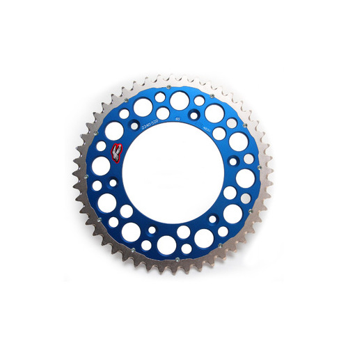 Renthal Twinring Yamaha Grooved 50T Rear Sprocket Blue (520 Pitch)