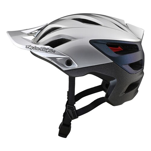 Troy Lee Designs 2022 ER A3 AS MIPS Helmet - Uno Silver/Electro