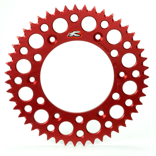 Renthal Ultralight Honda Grooved 51T Rear Sprocket Red (520 Pitch)