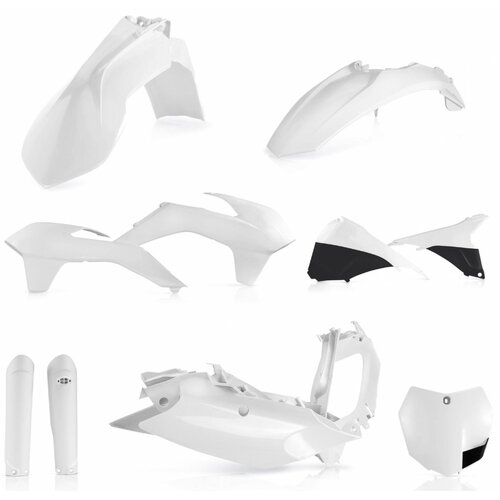 ACERBIS PLASTIC KIT KTM SX SXF 2015 WHITE