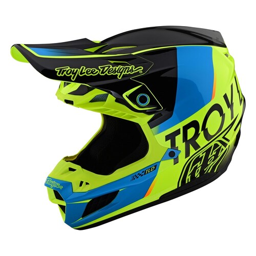 Troy Lee Designs 2023 Composite Qualifier Helmet - Yellow