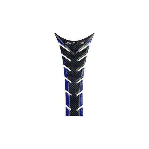 Yamaha YZF-R3 15'-16' Tank Protector - Blue / Carbon