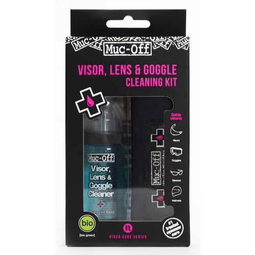 Muc-Off Motorcycle Visor, Lens And Goggle Cleaning Kit
