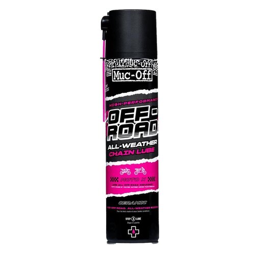 MUC-OFF MOTORCYCLE CHAIN LUBE OFF-ROAD ALL WEATHER 400ml