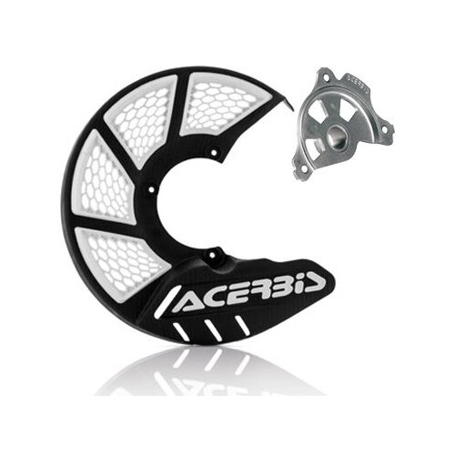 ACERBIS X-BRAKE 2.0 DISC COVER & MOUNT BLACK WHITE SX/F 03-14 EXC/F 03-15