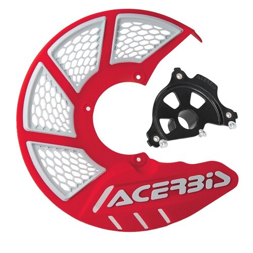 ACERBIS X-BRAKE 2.0 DISC COVER & BLK MOUNT RED WHITE HONDA CR CRF 00-23