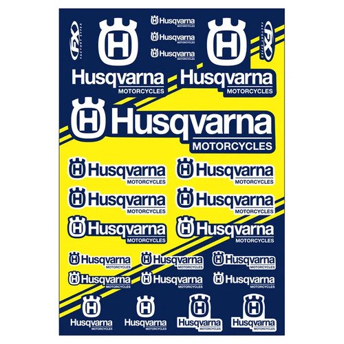 Factory Effex OEM Sticker Sheet - Husqvarna 
