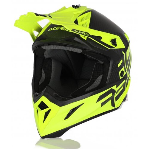 Acerbis Steel Carbon Helmet - Yellow/Black
