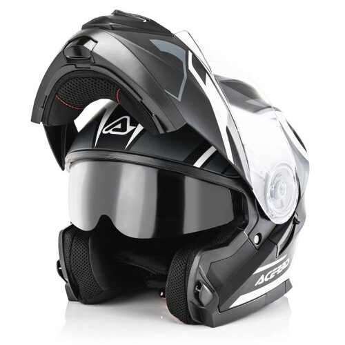 Acerbis Serel Modular Helmet - Black/Grey