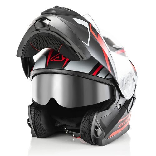 Acerbis Serel Modular Helmet - Black/Red