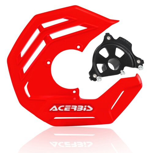 ACERBIS X-FUTURE DISC COVER BLK KIT RED HONDA CR CRF 00-23