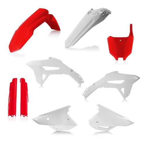 ACERBIS PLASTIC KIT HONDA CRF 250 22-23 450 21-23 RED/WHITE