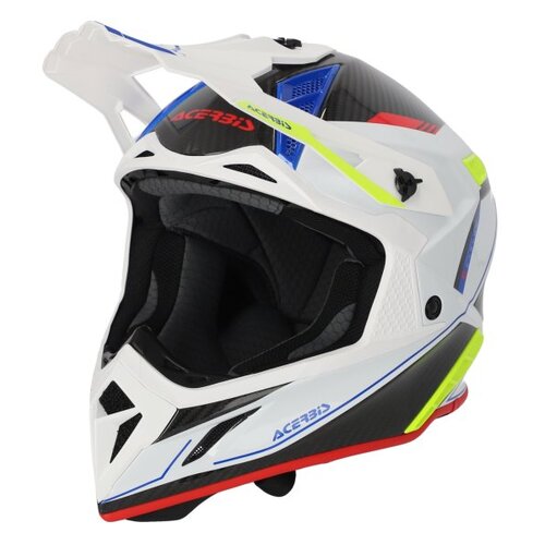 Acerbis Steel Carbon 22.06 Helmet - White/Black