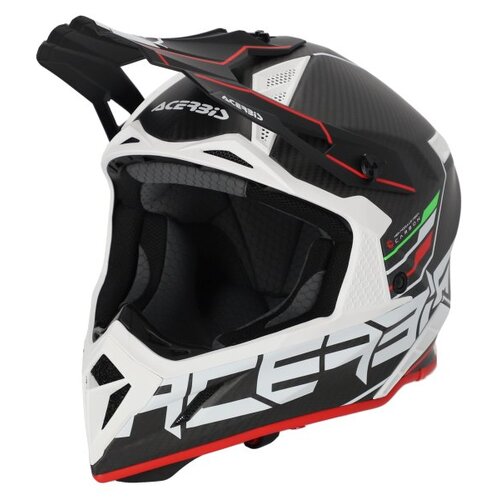 Acerbis Steel Carbon 22.06 Helmet - Black/Red