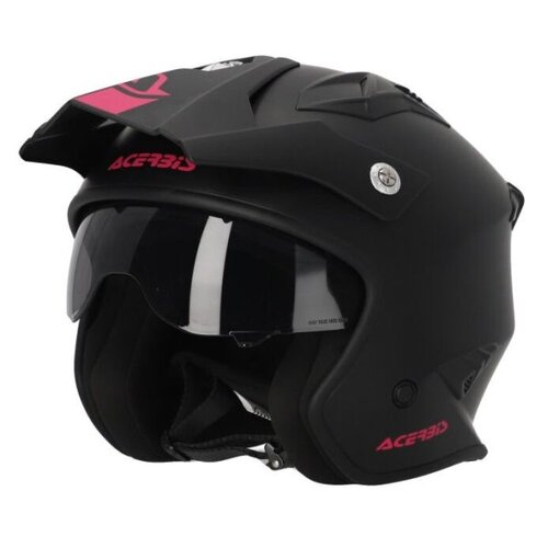 Acerbis Jet Aria 22-06 Helmet - Black/Pink