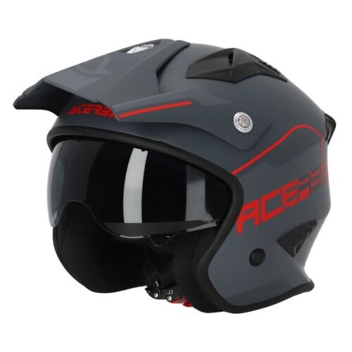 Acerbis Jet Aria 22-06 Helmet -Grey/Red