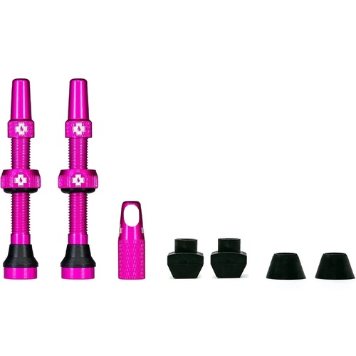 Muc-Off Tubeless Valve Kit 44mm Pink