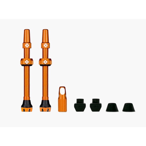 Muc-Off Tubeless Valve Kit V2 60mm Orange