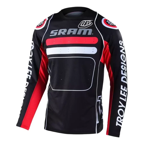 Troy Lee Designs 22S Sprint Drop In LS Jersey - Sram Black/Red - S