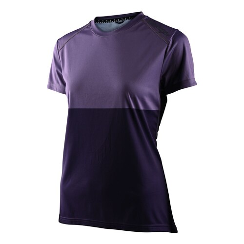 Troy Lee Designs 22S Womens Lilium Short Sleeve Jersey - Block Orchid/Purple