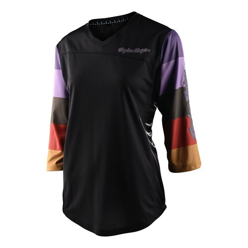 Troy Lee Designs 22S Womens Mischief 3/4 Jersey - Rugby Black