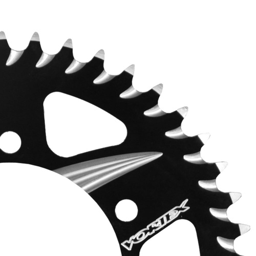 Vortex Alloy Rear Sprocket 520-49T - Black