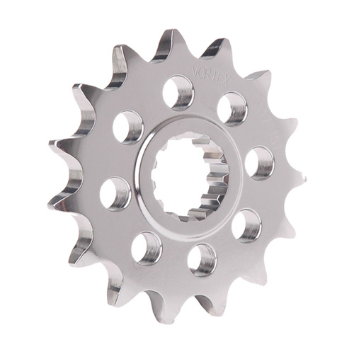 Vortex Steel Front Sprocket 520-15T - Nickel