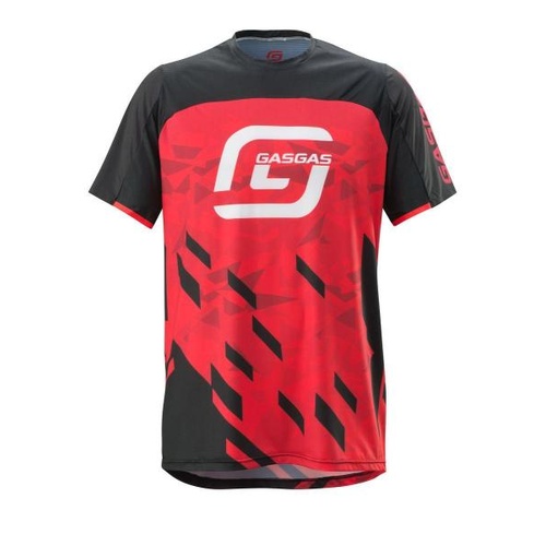 GasGas G Enduro Short Sleeve Jersey - Red / Black