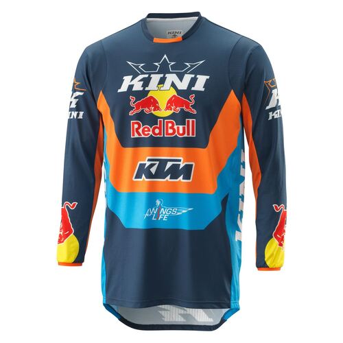 KTM Kini Redbull Competition Jersey - Navy/Teal/Orange