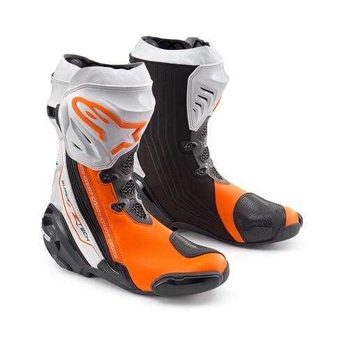 KTM Supertech R Boots - Orange/White/Black