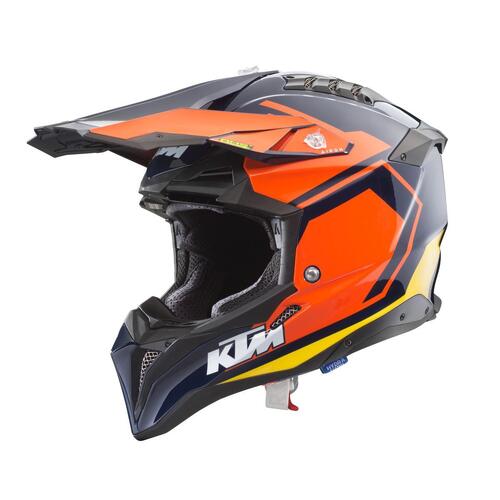 KTM 2022 Aviator 3 Helmet - Orange/Navy