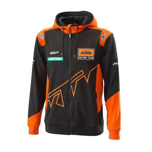 KTM 2022 Team Zip Hoodie - Black/Orange