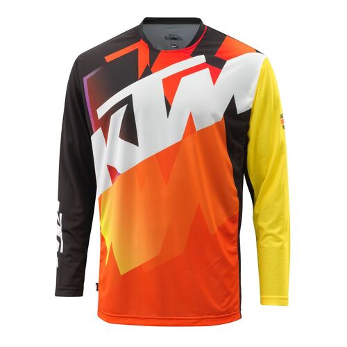 KTM 2023 Pounce Jersey - Black/Orange/Yellow
