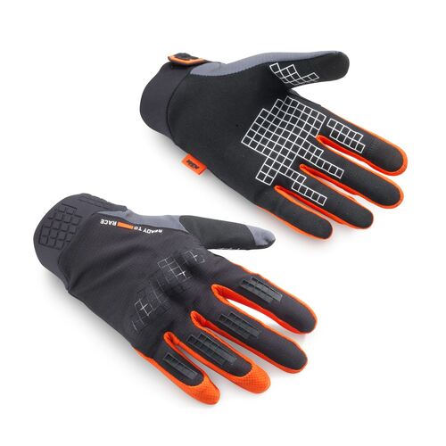 KTM Racetech Gloves - Black/Orange