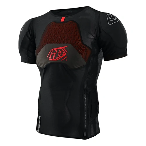 Troy Lee Designs 24.2 Stage Ghost D30 Short Sleeve Shirt Base Layer Medium - Black