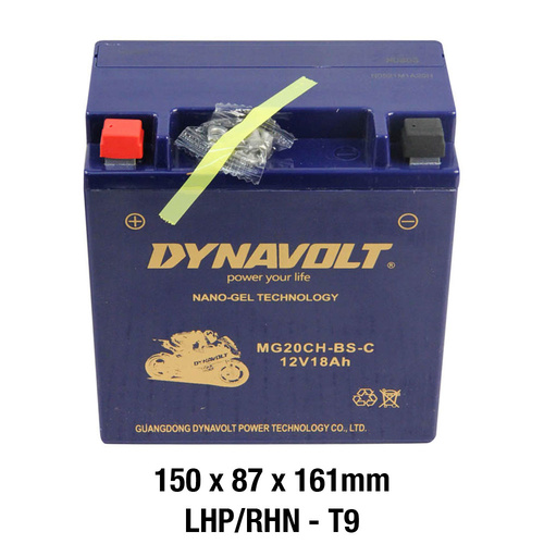 Battery, AGM FA Gel: 12Volt 20Ah